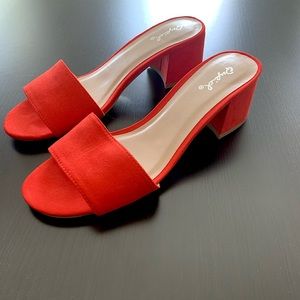 Red Sandals